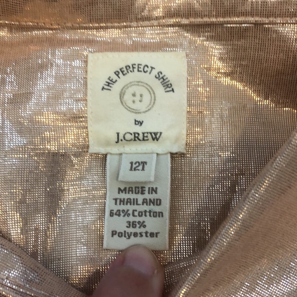 JCREW | The Perfect Shirt in rose gold - Picture 3 of 4